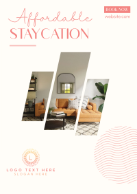 Affordable Staycation Flyer