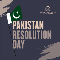 Pakistan Resolution Instagram Post Design