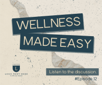 Easy Wellness Podcast Facebook Post