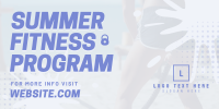 Summer Fitness Training Twitter Post