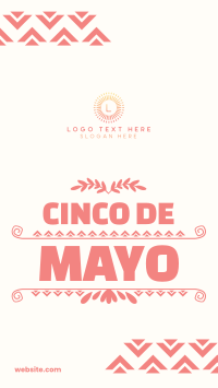 Cinco De Mayo Triangles Facebook Story