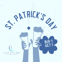 Saint Patrick Promo Linkedin Post Design