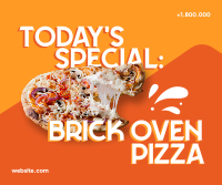 Brick Oven Pizza Facebook Post