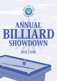 Billiard Tournament Poster