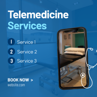 Telemedicine Services Instagram Post