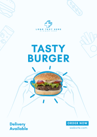 Burger Home Delivery Flyer