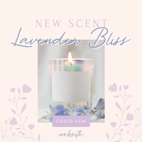 Lavender Bliss Candle Instagram Post