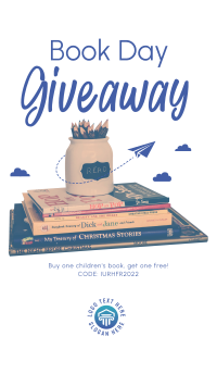 Book Giveaway Facebook Story