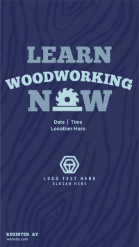 Woodworking Course Facebook Story