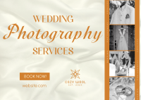 Wedding Photography Services Postcard Image Preview