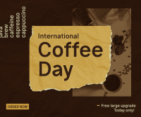 International Coffee Day Facebook Post