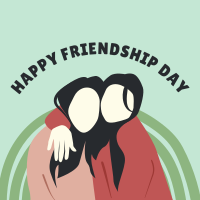 Happy Friendship Day Girl Friends Instagram Post Design