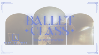 Sophisticated Ballet Lessons Animation