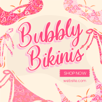 Bubbly Bikinis Linkedin Post Design