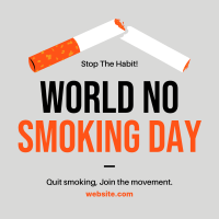 World No Smoking Day Instagram Post