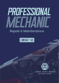 Automotive Professional Mechanic Poster