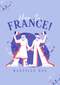 Wave Your Flag this Bastille Day Poster