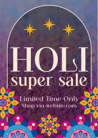 Holi Sale Patterns Flyer