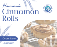 Homemade Cinnamon Rolls Facebook Post