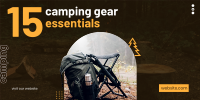 Camping Bag Twitter Post