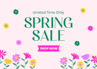 Celebrate Spring Sale Postcard