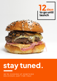 Burger Shack Launch Poster