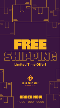 Shipping Business Delivery Instagram Reel Image Preview