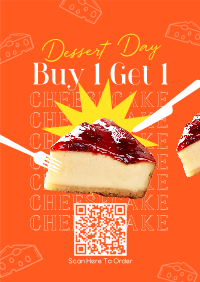 Cheesy Cheesecake Poster