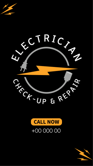 Professional Electrician Instagram Reel Image Preview