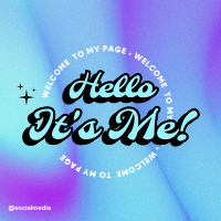 Disco Hello Instagram Post Design