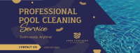 Professional Pool Cleaning Service Facebook Cover