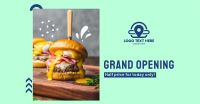 Restaurant Opening Announcement Facebook Ad