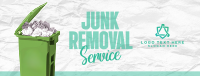 Junk Removal Service Facebook Cover