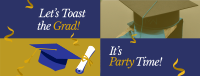 Elegant Graduation Facebook Cover Image Preview