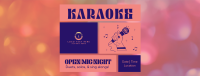 Karaoke Open Mic Facebook Cover