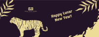 Lunar Tiger Greeting Facebook Cover