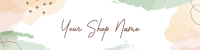 Pretty Watercolor Etsy Banner