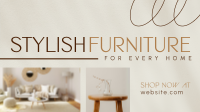 Stylish Furniture Store Facebook Event Cover