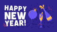 Happy New Year Facebook Event Cover