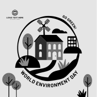 Green Home Environment Day  Instagram Post