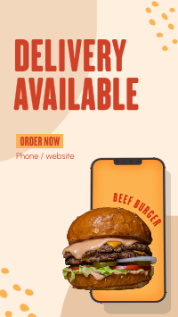 Burger On The Go Facebook Story Image Preview