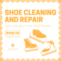 Shoe Cleaning and Repair Instagram Post Image Preview