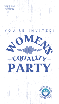 Women's Equality Celebration Facebook Story