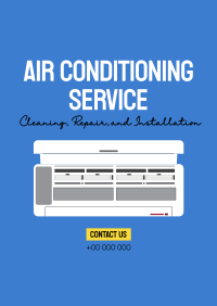 Air Conditioning Service Poster