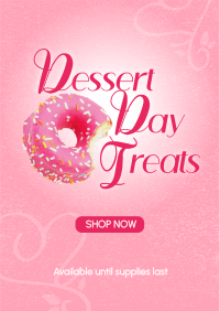 Simple Dessert Day Promo Flyer