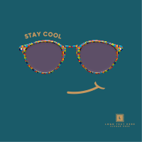 Stay Cool Glasses Instagram Post Design