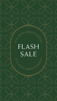 Anniversary Flash Sale Facebook Story