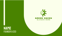 Green Virus Check  Business Card Image Preview