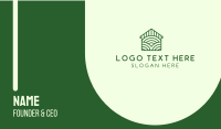 Green Farm House Business Card Design