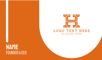 Orange Orange Business Card example 1